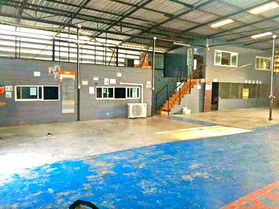 Factory for rent Rattana Bandit University (Rbac) : Lotus Sukhaphiban1 1.2km. Reduce Price 25% off Warehouse with 2-story office for rent 102 sq.wa. 402