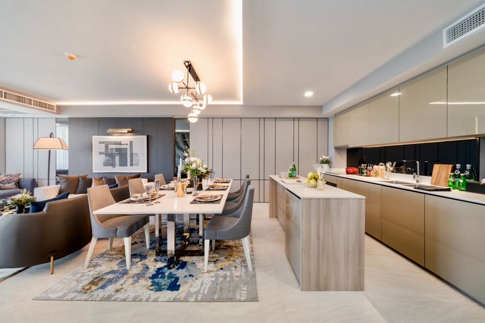 picture For Rent ! Wide living room, provide privacy, There is a bathtub!🔥Code C20240500007.....Fynn Sukhumvit 31, 3 bed, 3 bath, furnished, ready to move in - 4/13