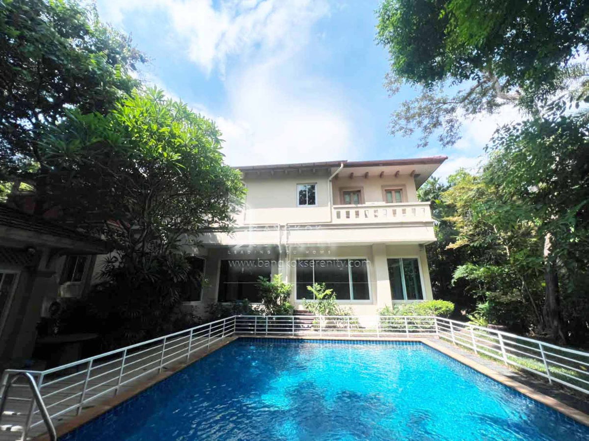 รูป เช่าบ้านพร้อมสระว่ายน้ำ พฤกภิรมย์ สุขุมวิท ลาซาล - รูปที่ 1/40