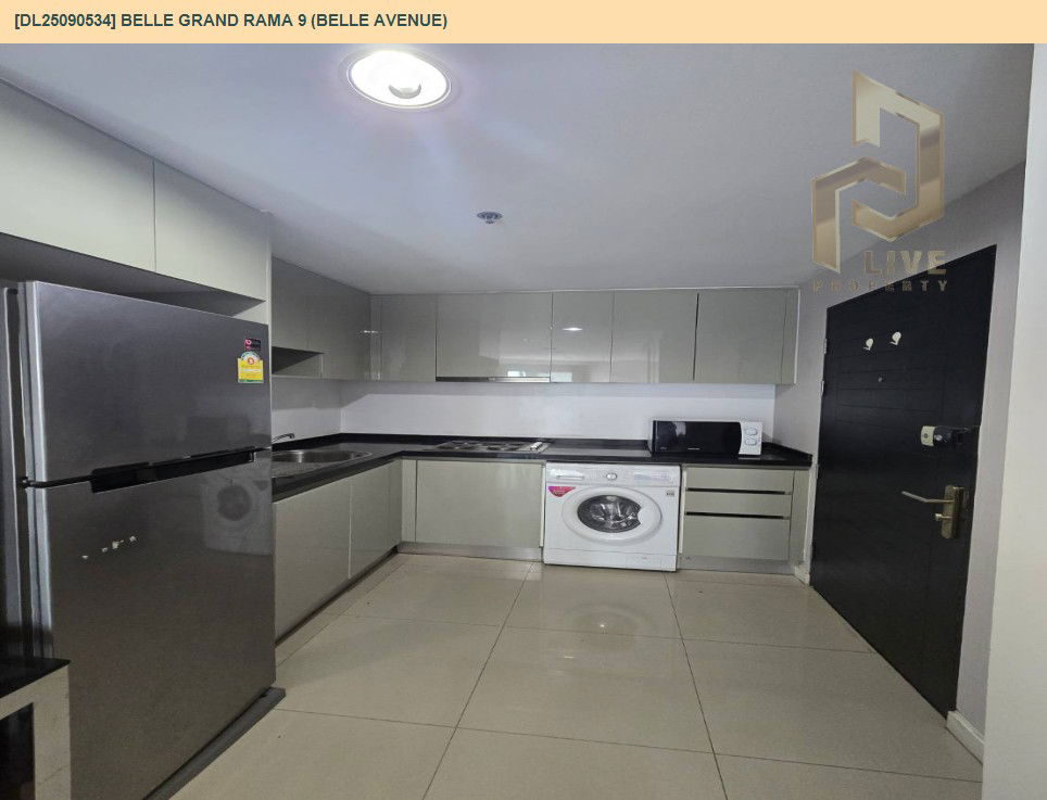 รูป DL25090534 ให้เช่าคอนโด เบล แกรนด์ พระราม 9 (เบล อเวนิว) (Belle Grand Rama 9 (Belle Avenue)) ใกล้ MRT พระราม 9 พร้อมเข้าอยู่ โทรด่วน 0638692663 LineID @897iyzll - รูปที่ 6/14