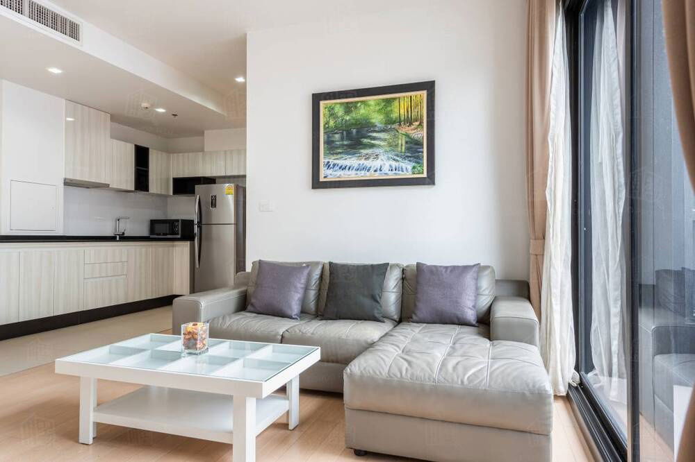 picture 🔥 For Rent !! city view !! Spacious room, There is a bathtub,🔥 Code C20240100160.HQ Thonglor, 2 bedroom, 2 bathroom, furnished, ready to move in📣📣 - 4/23