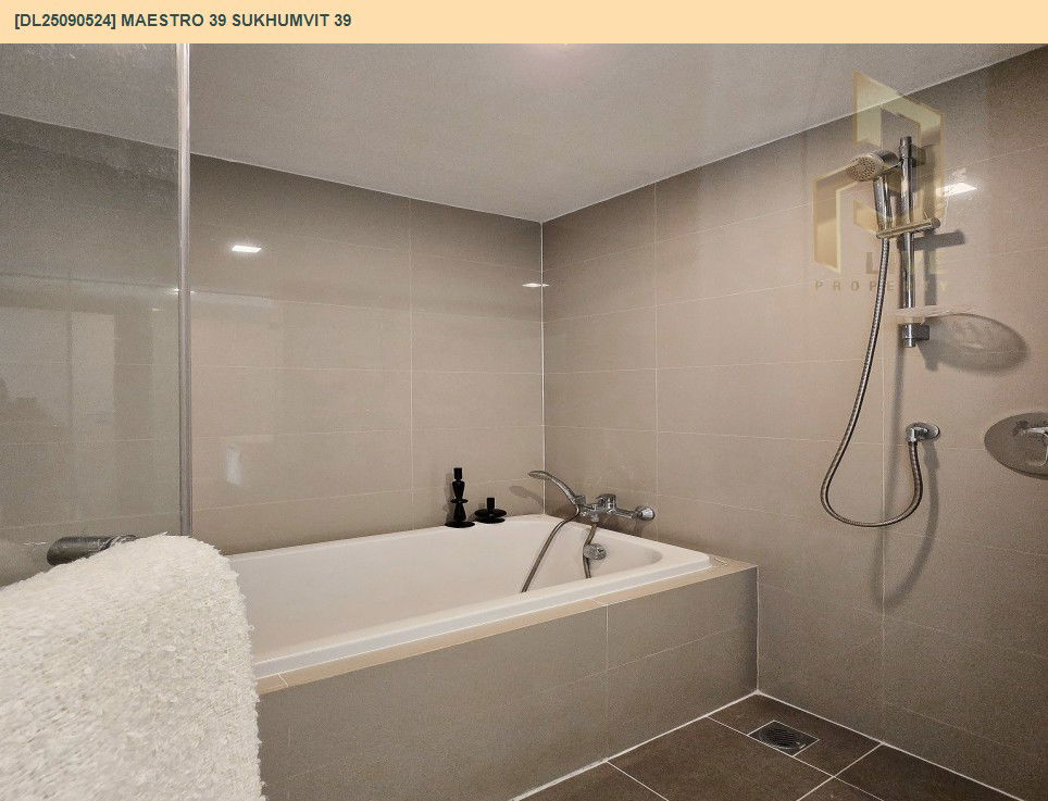 picture DL25090524 Condo for rent, Maestro 39 Sukhumvit 39 near BTS Phrom Phong, ready to move in, call urgently 0800343450 LineID @655ebbvc - 9/15