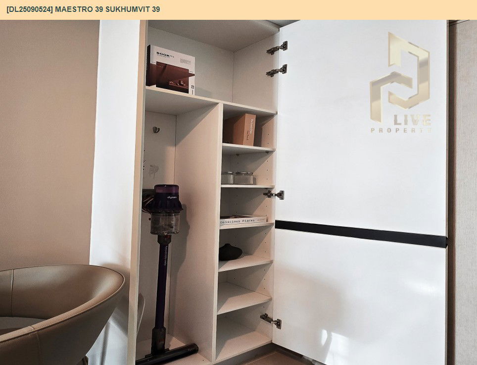 picture DL25090524 Condo for rent, Maestro 39 Sukhumvit 39 near BTS Phrom Phong, ready to move in, call urgently 0800343450 LineID @655ebbvc - 12/15