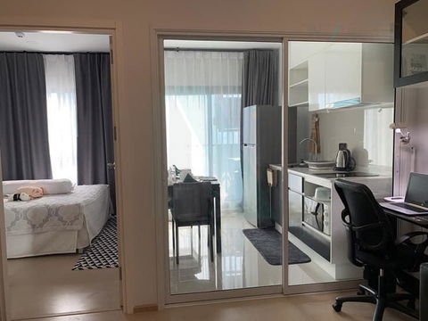 🎉 For Rent Condo THE TREE SUKHUMVIT 71-EKAMAI Building 1, Floor 27,1 bed room, Room size 31.00 sqm