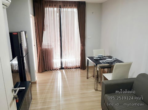 🌃🎉ให้เช่า คอนโด 1 ห้องนอน ใกล้รถไฟฟ้า สถานี วุฒากาศ ตกแต่งพร้อมอยู่ คอนโด เพลา วุฒากาศ