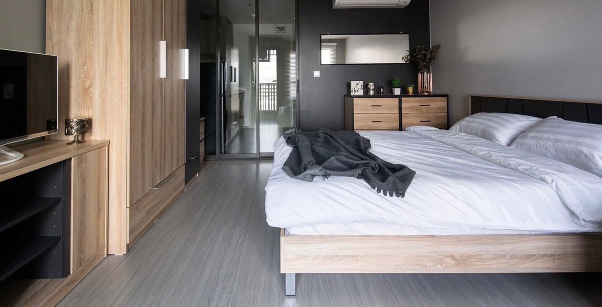 รูป 🔥Life Ladprao ตึกA ชั้น19 28.5sqm. ปรับปรุงใหม่หลังแผ่นดินไหวให้แล้ว พร้อมให้เช่าตุลาคม 2025 นี้🔥 - รูปที่ 2/6