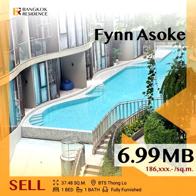 Condos for sale : 🩵Best Price Pool View Unit,Fynn Asoke near BTS Asok
