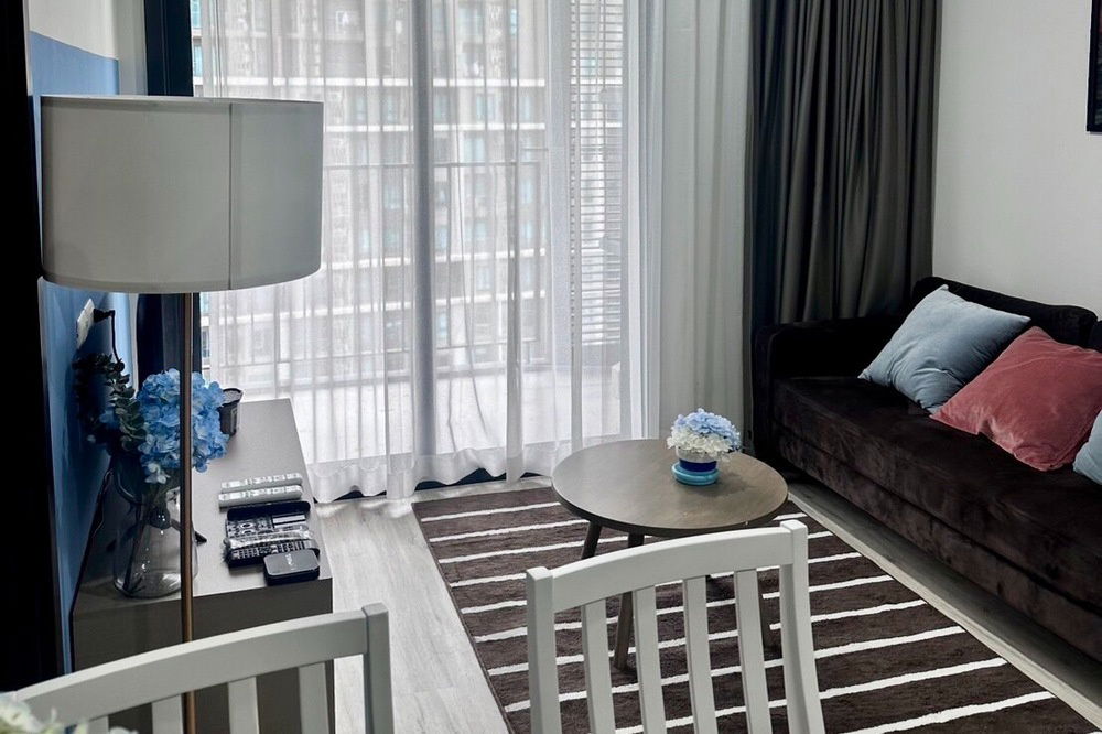 picture 🔥 For Sale !! high floor 14+, South Facing!!🔥 Code C20250900052.....XT Huaikhwang, 2 bed, 2 bath, furnished, ready to move in, Special Deal!!📣📣 - 9/17