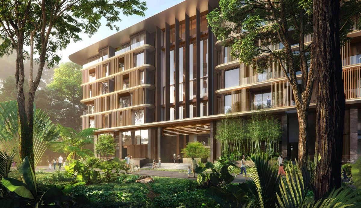 picture For Rent: Mulberry Grove The Forestias Condo, a luxurious 1-bedroom condo with 62.86 sq.m. of living space and a natural setting. @70,000 Baht - 4/5