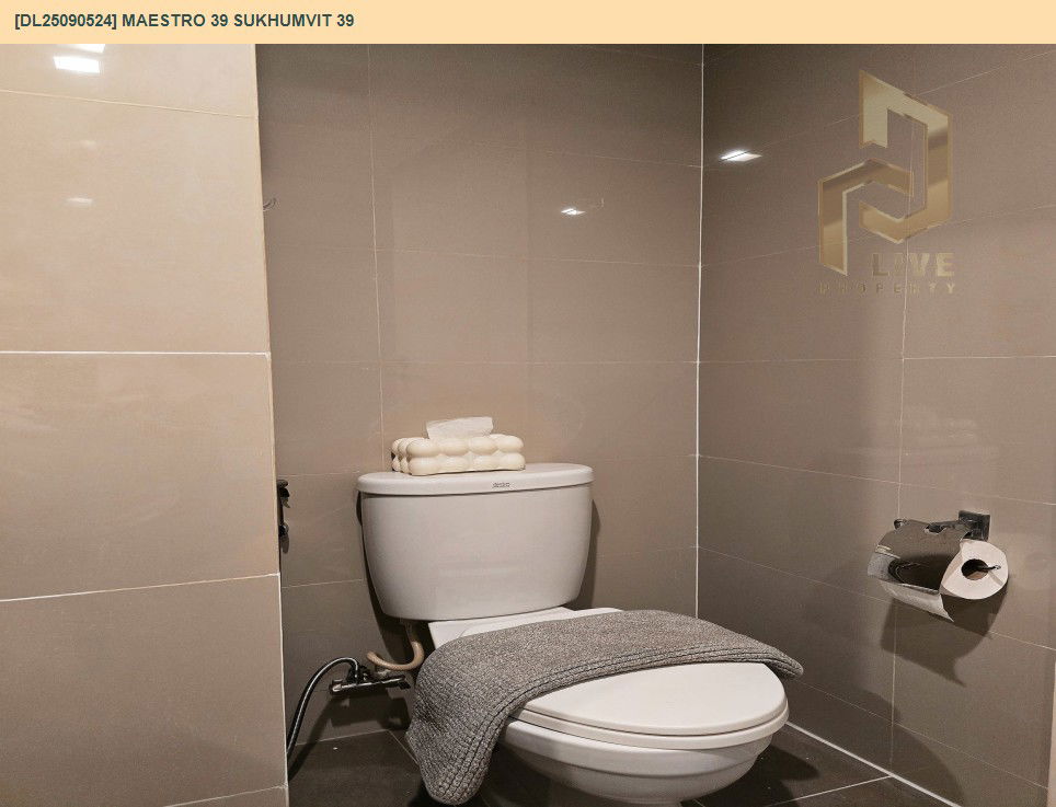 picture DL25090524 Condo for rent, Maestro 39 Sukhumvit 39 near BTS Phrom Phong, ready to move in, call urgently 0800343450 LineID @655ebbvc - 11/15