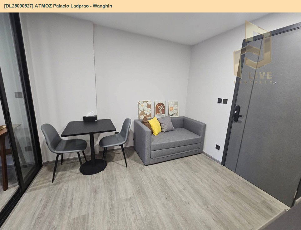 picture DL25090527 Condo for rent, ATMOZ Palacio Ladprao - Wanghin near MRT Lat Phrao, ready to move in, call urgently 0614453194 LineID @162cjixi - 2/16