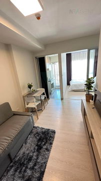 For rent condo NICHE ID @ PAKKRET STATION Building 1, Floor 33,1 bed room, Room size 28 sqm