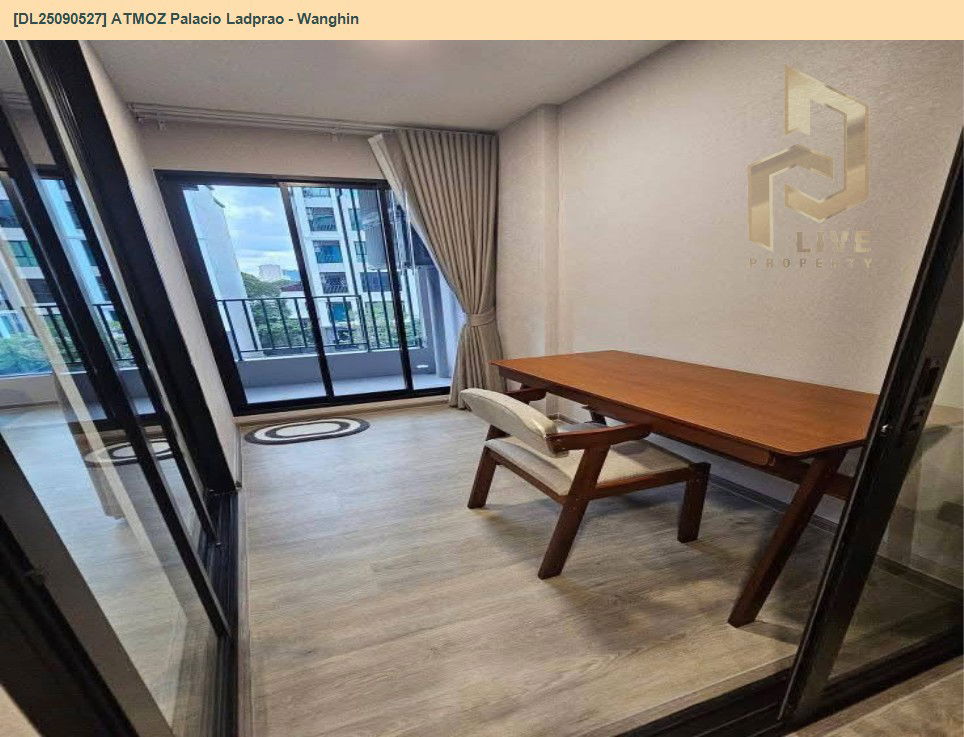 picture DL25090527 Condo for rent, ATMOZ Palacio Ladprao - Wanghin near MRT Lat Phrao, ready to move in, call urgently 0614453194 LineID @162cjixi - 4/16