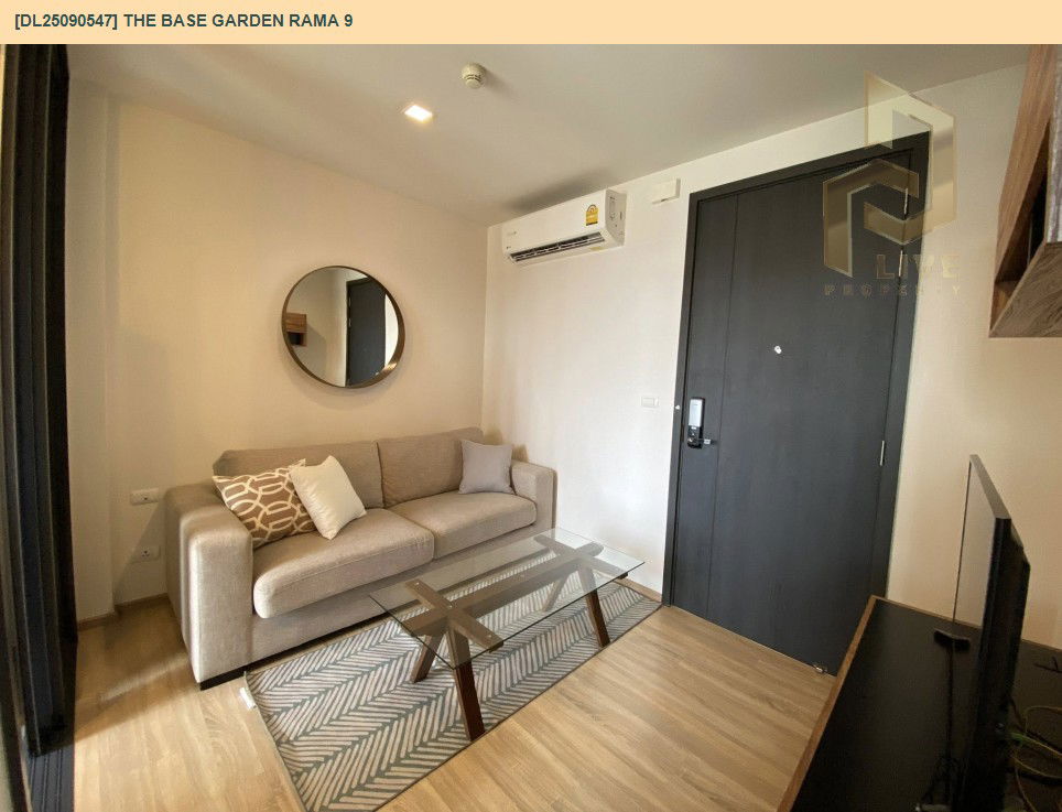 picture DL25090547 Condo for rent, The Base Garden Rama 9  near สายสีส้ม, ready to move in, call urgently 0800343450 LineID @655ebbvc - 4/7