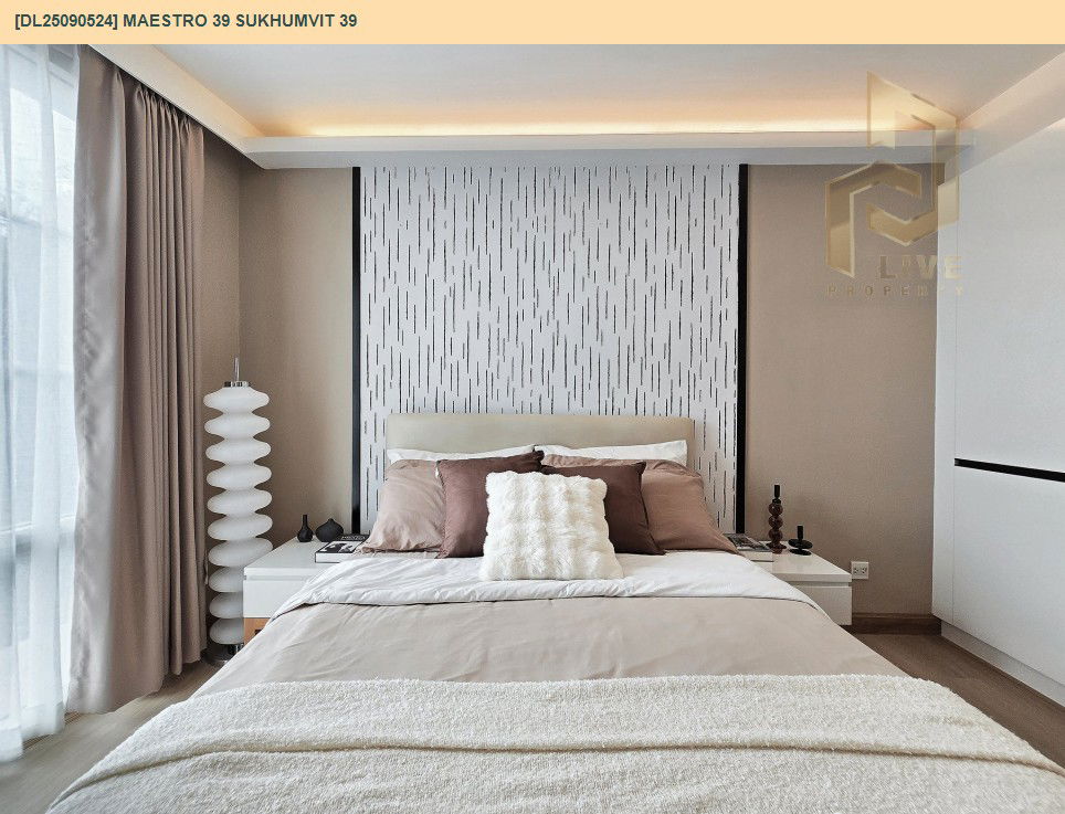 picture DL25090524 Condo for rent, Maestro 39 Sukhumvit 39 near BTS Phrom Phong, ready to move in, call urgently 0800343450 LineID @655ebbvc - 8/15