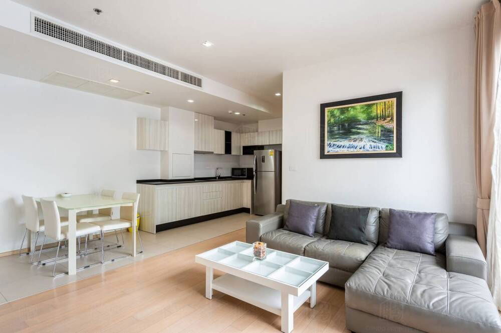 picture 🔥 For Rent !! city view !! Spacious room, There is a bathtub,🔥 Code C20240100160.HQ Thonglor, 2 bedroom, 2 bathroom, furnished, ready to move in📣📣 - 6/23