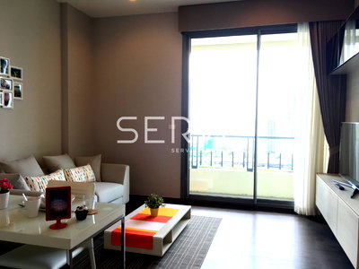 Condos for rent : 1 Bed Large Room City View Nice Room Good Location Close to MRT Phetchaburi 150 m @ Q Asoke