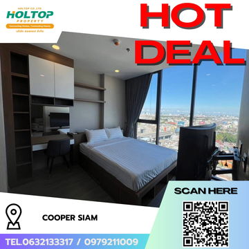 #R6569  🎉 240968 ให้เช่าคอนโด Cooper Siam