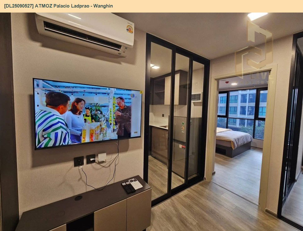 picture DL25090527 Condo for rent, ATMOZ Palacio Ladprao - Wanghin near MRT Lat Phrao, ready to move in, call urgently 0614453194 LineID @162cjixi - 15/16