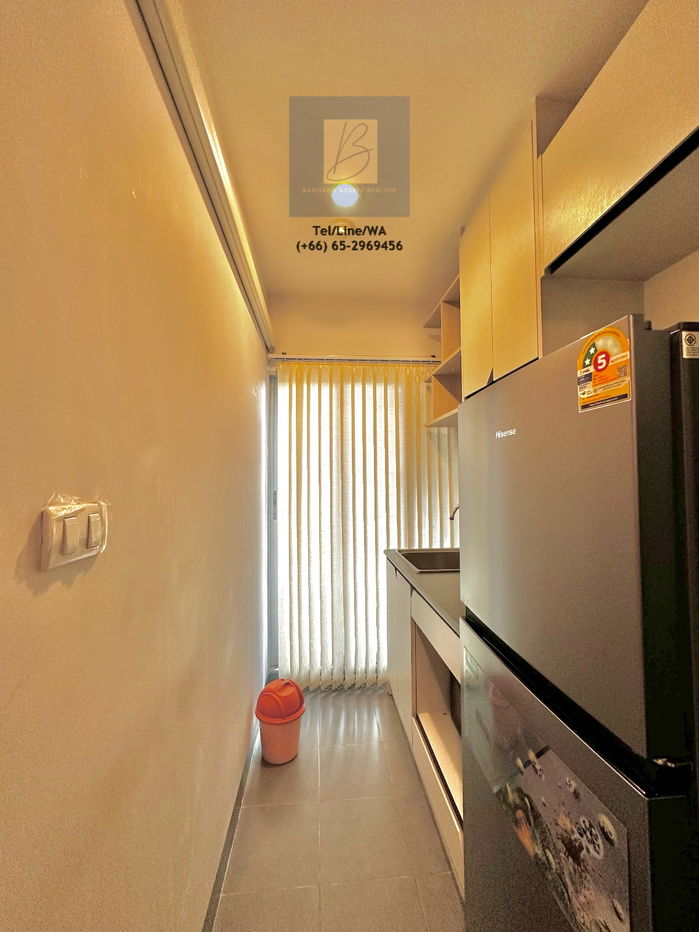 รูป คอนโด 1 ห้องนอน กั้นสัดส่วน ครัวปิด ใกล้ห้างและบีทีเอสสำโรง พร้อมเข้าอยู่✨ - รูปที่ 5/10