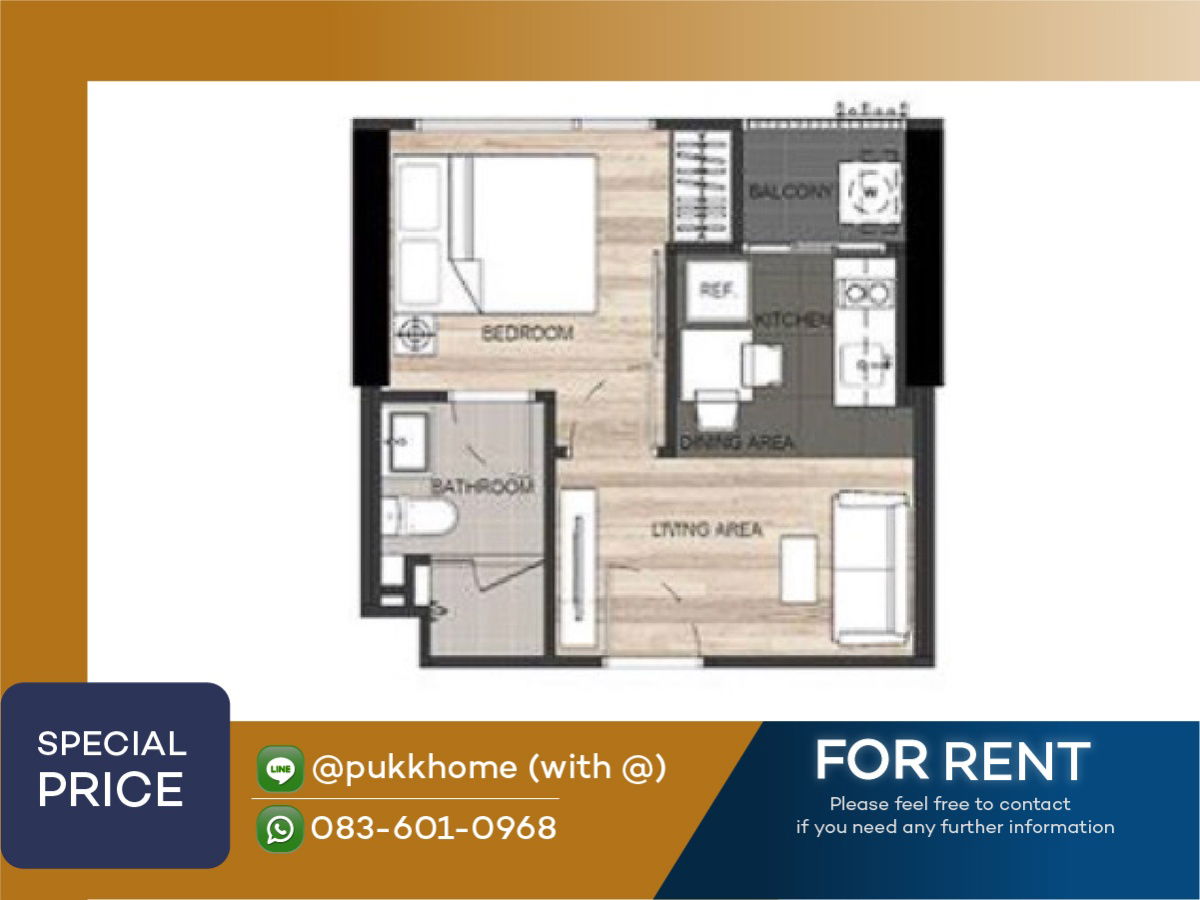 picture The Line  Jatujak mochit 1 Bedroom 📞Line : @pukkhome - 1/9