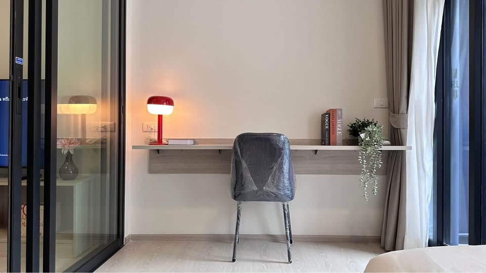 picture Condo for rent: Dcondo Shine, Thammasat University **Fully furnished, ready to move in** with washing machine. Line ID: @ppagent - 17/23