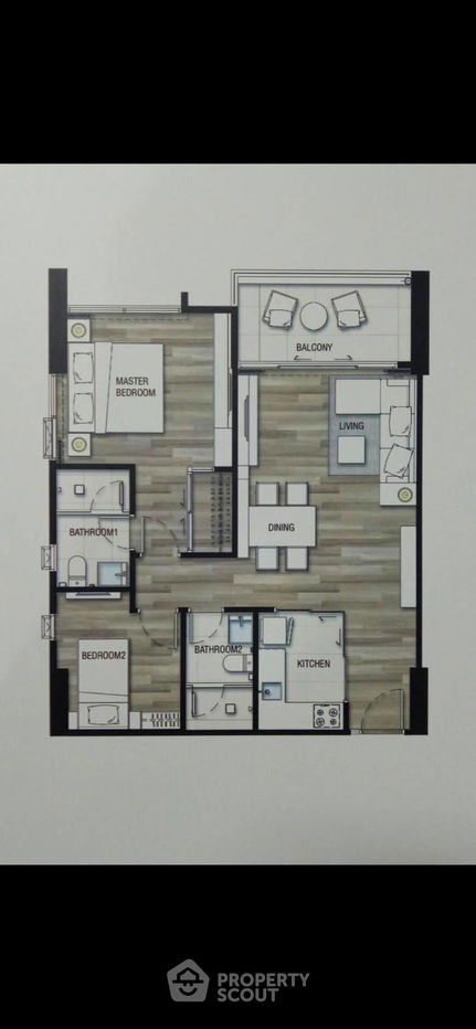 picture 2-BR Condo at The Room Charoenkrung 30 near BTS Saphan Taksin (ID 879752) - 7/12