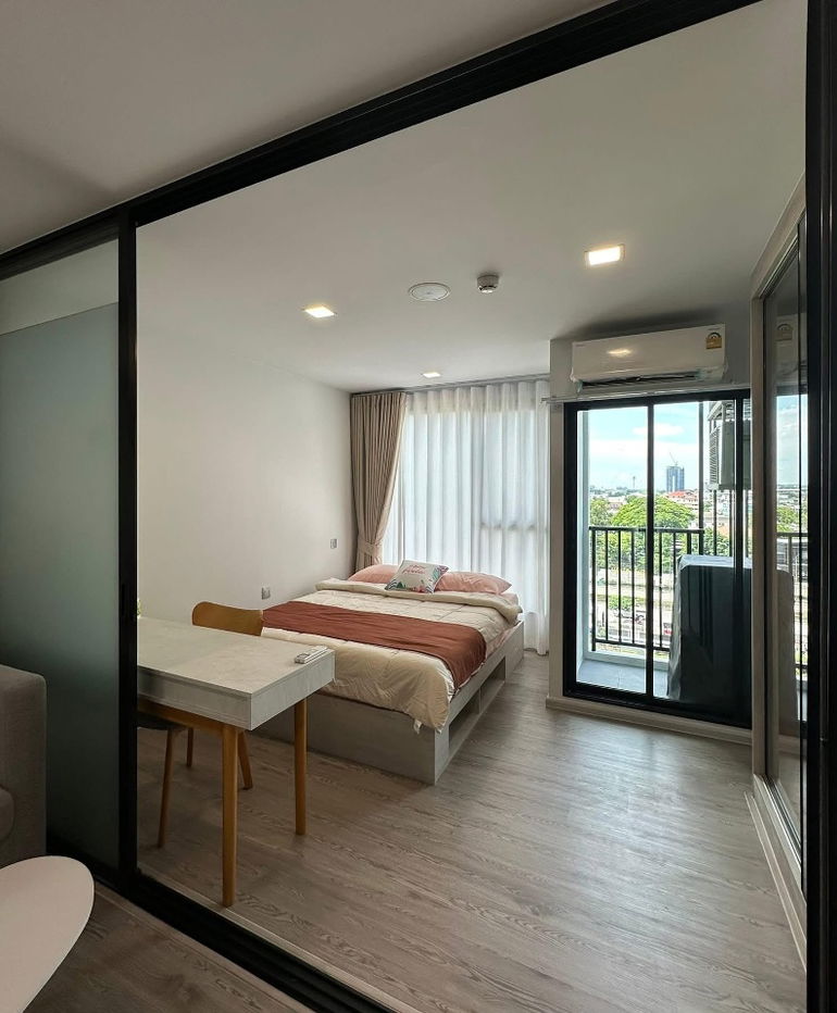รูป code : D32 ให้เช่าคอนโด เคฟ ซีด เกษตร (KAVE SEED Kaset) | 1 Bedroom Exclusive 25.7 ตร.ม. ชั้น 8 อาคาร B ห้องใหม่ ไม่เคยมีผู้เช่า - รูปที่ 1/8