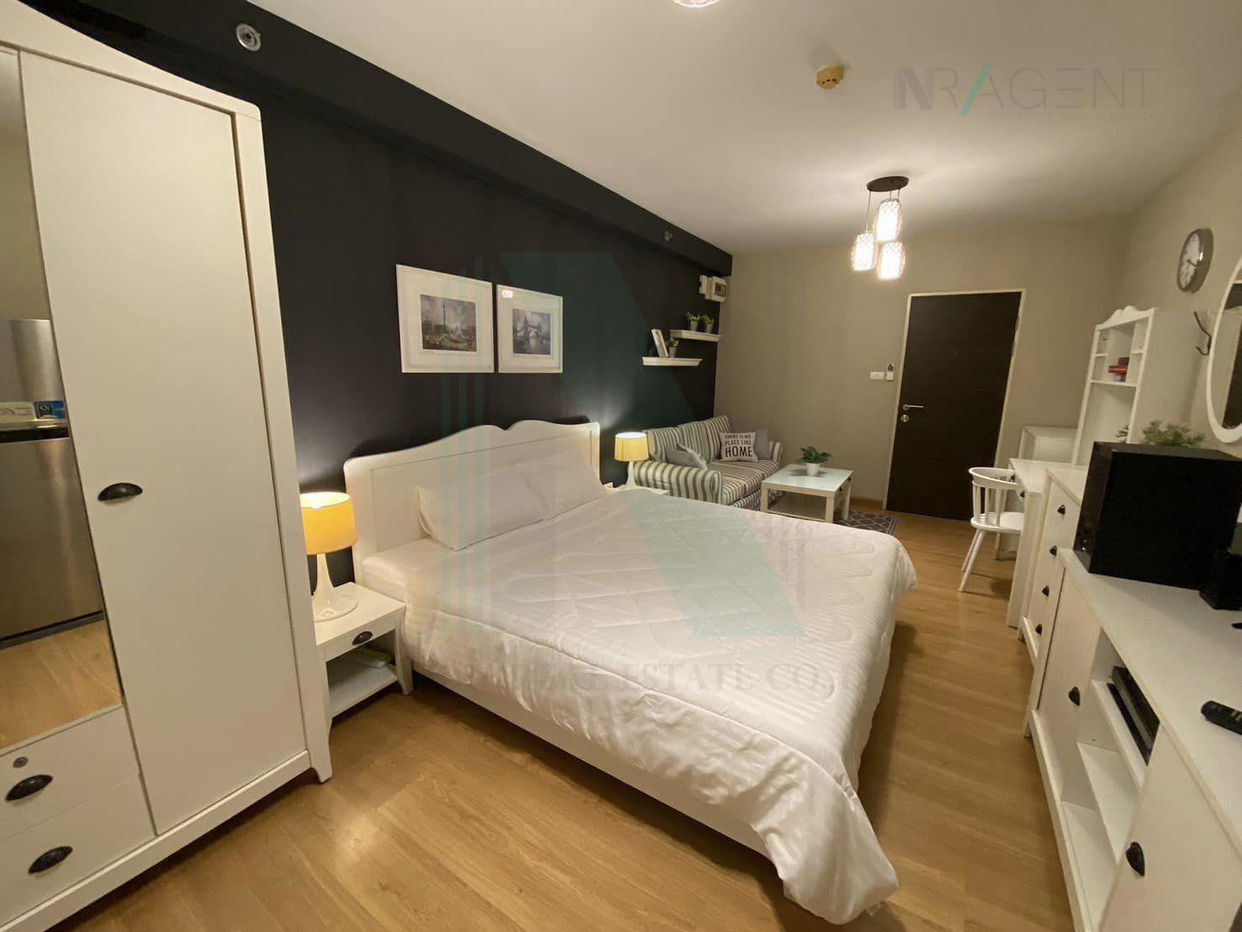 picture 🚩 For Rent Condo SUPALAI CITY RESORT RAMKHAMHAENG Building B, Floor 4,Studio, Room size 29 sqm - 3/8