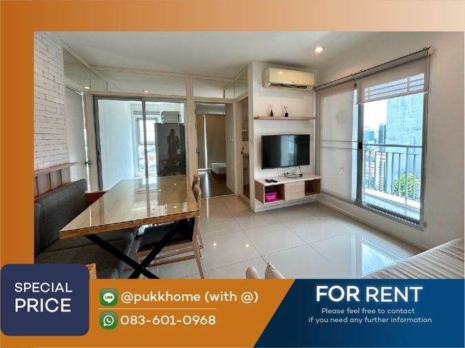 📣 Aspire Sukhumvit 48 / 2 Bedroom ห้องมุม ชั้นสูงเเต่งสวย📞 Line : @pukkhome (with @)