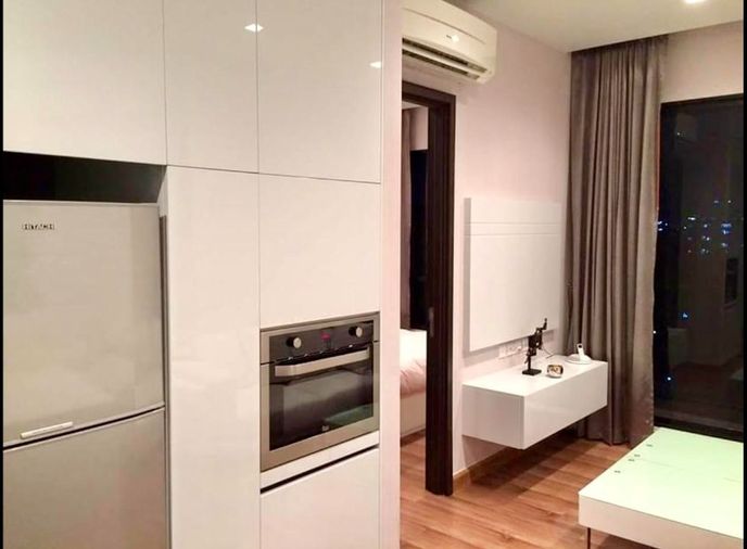 code : D35 ให้เช่าคอนโด ไอวี่ แอมพิโอ (Ivy Ampio) | 44 ตร.ม. 1 ห้องนอน ห้องหรูใจกลางพระราม 9 ว่างพร้อมอยู่