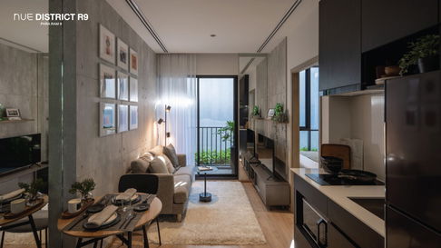 Best Price 1 Bed Down Payment New Room  Good Location Close To MRT Rama 9,Fortune Town, Central  Rama 9 @  NUE District R9