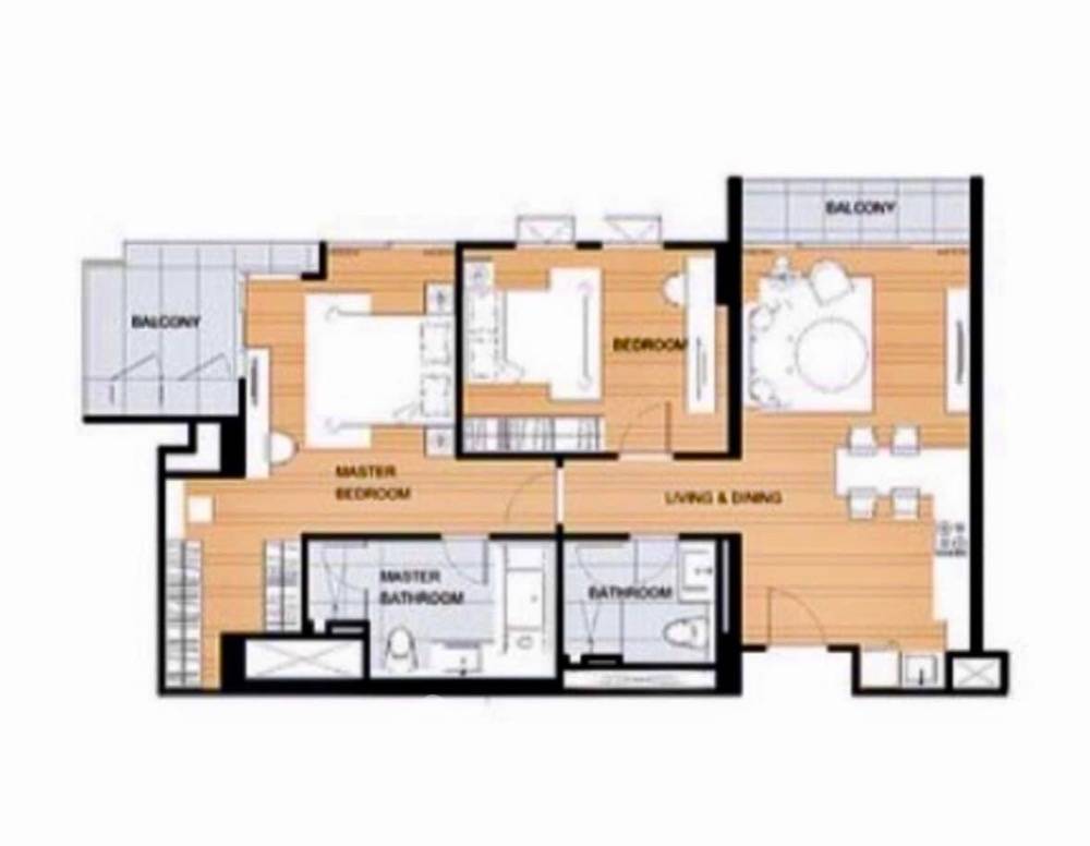 picture 2-BR Condo at The Hudson Sathorn 7 near BTS Chong Nonsi (ID 1889409) - 5/5