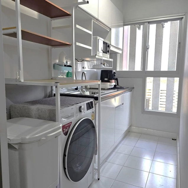 รูป 💥💥[เช่า] Condo The Parkland Phetkasem 2 Bed 60 ตร.ม. ตึก B ชั้น 11 แต่งครบ ติดรถไฟฟ้า MRT หลักสอง พร้อมอยู่กลางๆต.ค. ติดต่อ LINE: @atfirm💥💥 - รูปที่ 3/9