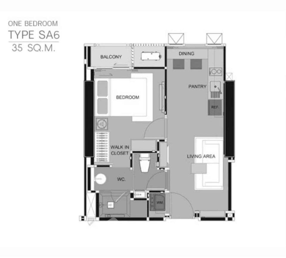 picture 1-BR Condo at Rhythm Sathorn near BTS Saphan Taksin (ID 2012729) - 10/10