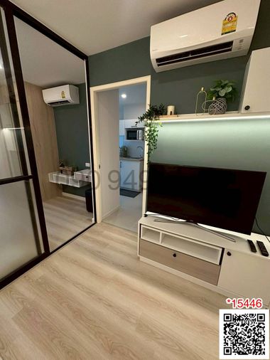เช่า ไอคอนโด กรีน สเปซ สุขุมวิท 77 เฟส 1 ตึก A ชั้น 7 ห้องตกแต่งสวย เฟอร์ครบ พร้อมเข้าอยู่