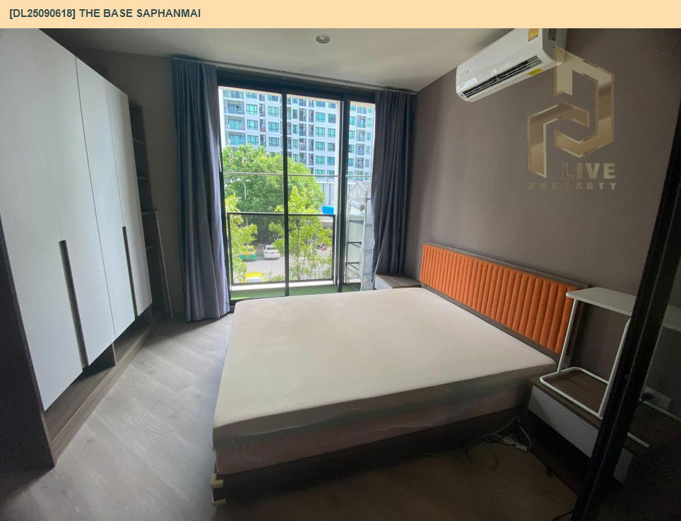 picture DL25090618 Condo for rent, THE BASE Saphanmai near BTS Sai Yud, ready to move in, call urgently 0800343450 LineID @655ebbvc - 3/8