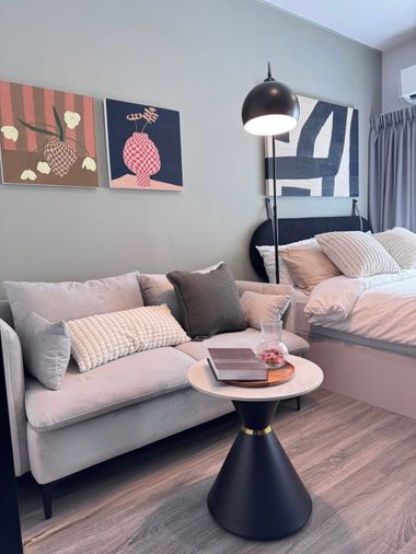 Studio condo for rent, 25 sqm, Ideo Ramkhamhaeng - Lam Sali Station