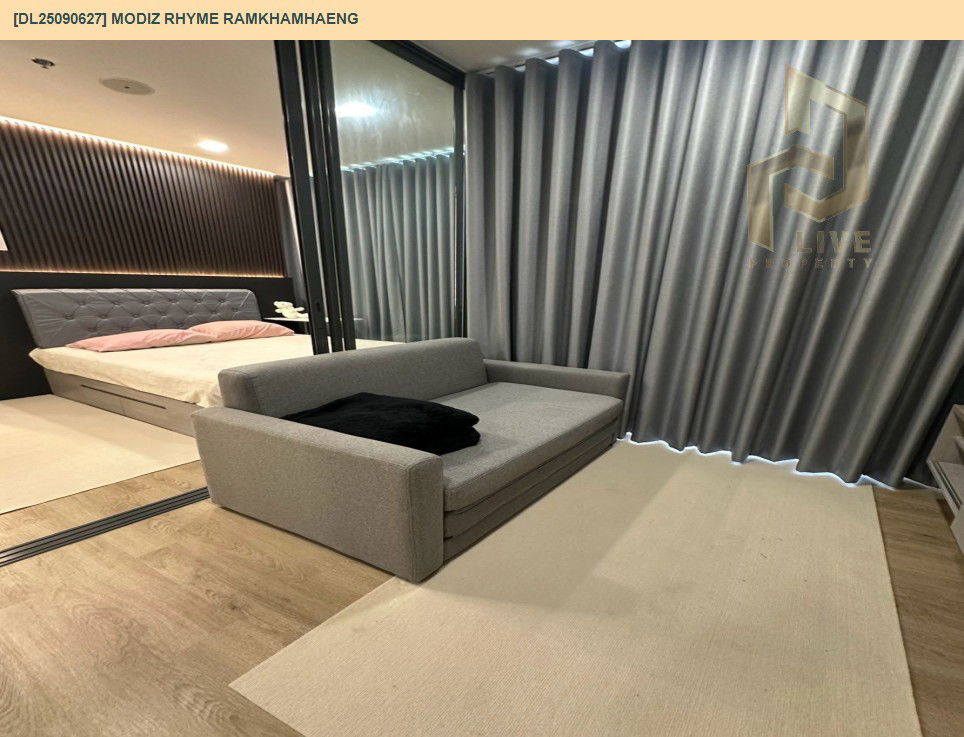 picture DL25090627 Condo for rent, Modiz Rhyme Ramkhamhaeng near MRT รามคำแหง, ready to move in, call urgently 0614453194 LineID @162cjixi - 2/18