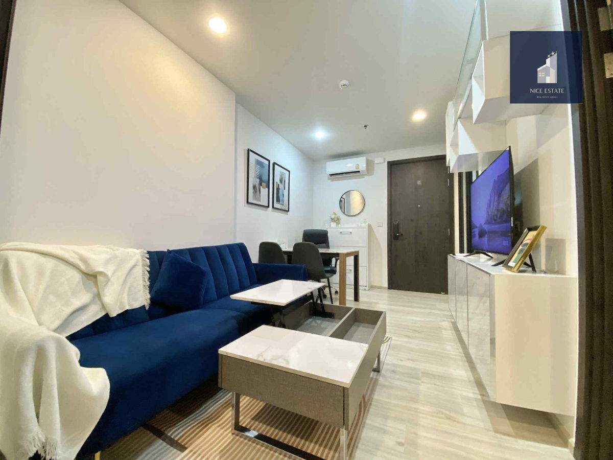 รูป XT Huaikhwang MRT ห้วยขวาง 1ห้องนอน 1ห้องน้ำ ชั้นสูง แต่งสวย  - รูปที่ 4/11