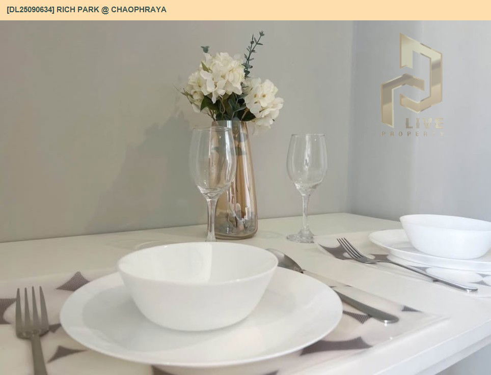 picture DL25090634 Condo for rent, Rich Park @ Chaophraya near MRT ไทรม้า, ready to move in, call urgently 0614453194 LineID @162cjixi - 9/12