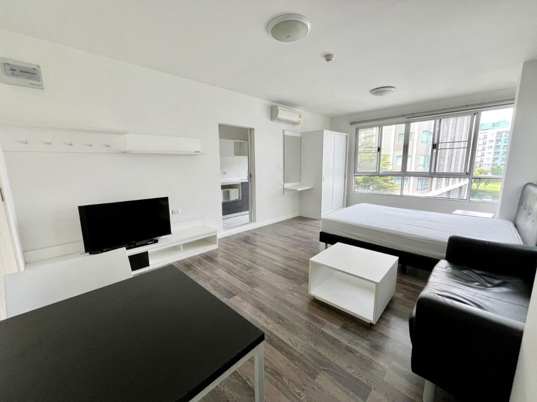 รูป ***ให้เช่า D Condo สุขุมวิท109 (ห้องมุม!!! ลงเครื่องซักผ้า ใหม่!!!) *รับโปรพิเศษ* LINE : @Feelgoodhome (มี@หน้า) - รูปที่ 3/14