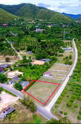 ที่ดิน เมืองประจวบคีรีขันธ์ ประจวบคีรีขันธ์ : ขายที่ดิน 340 ตร.ว. วิวภูเขา แปลงหัวมุม ต.หนองตาแต้ม อ.ปราณบุรี