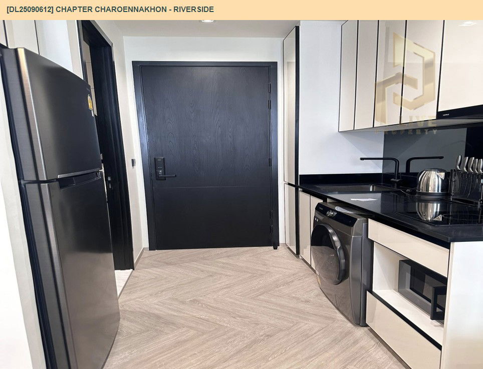 picture DL25090612 Condo for rent, Chapter Charoennakhon - Riverside near BTS Krung Thon Buri, ready to move in, call urgently 0614453194 LineID @162cjixi - 10/15