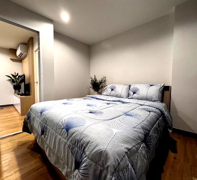 คอนโดให้เช่า : ให้เช่า เดอะ เพ้นท์ งามวงศ์วาน 22 มีเฟอร์นิเจอร์+เครื่องใช้ไฟฟ้าครบ