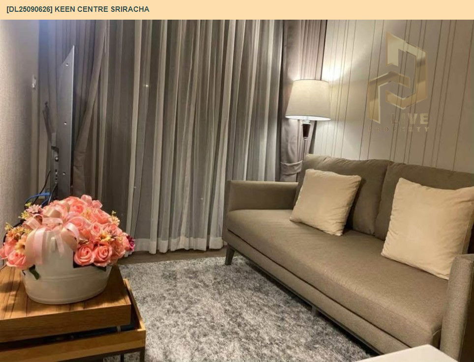 picture DL25090626 Condo for rent, KEEN Centre Sriracha near -, ready to move in, call urgently 0653619502 LineID @534wlwof - 9/12