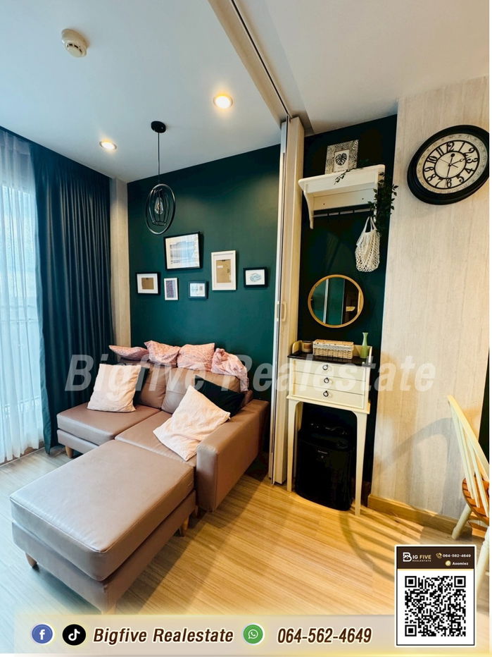 picture A68-075 Condo for rent at Chrisma Ramintra, 7th floor, 34 sq m., fully furnished, ready to move in, near Fashion Island✨ - 5/13