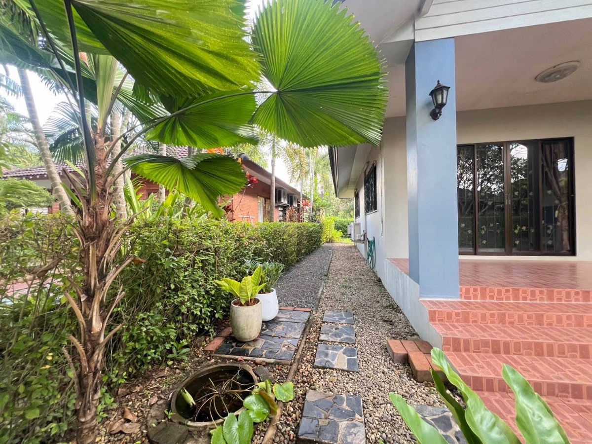 รูป ให้เช่าบ้านเดี่ยว หมู่บ้านวังตาล พร้อมพื้นที่สวน สีเขียวรอบบ้าน ใกล้โรงเรียนสารสาสน์วิเทศล้านนา T.0946511456 - รูปที่ 4/19