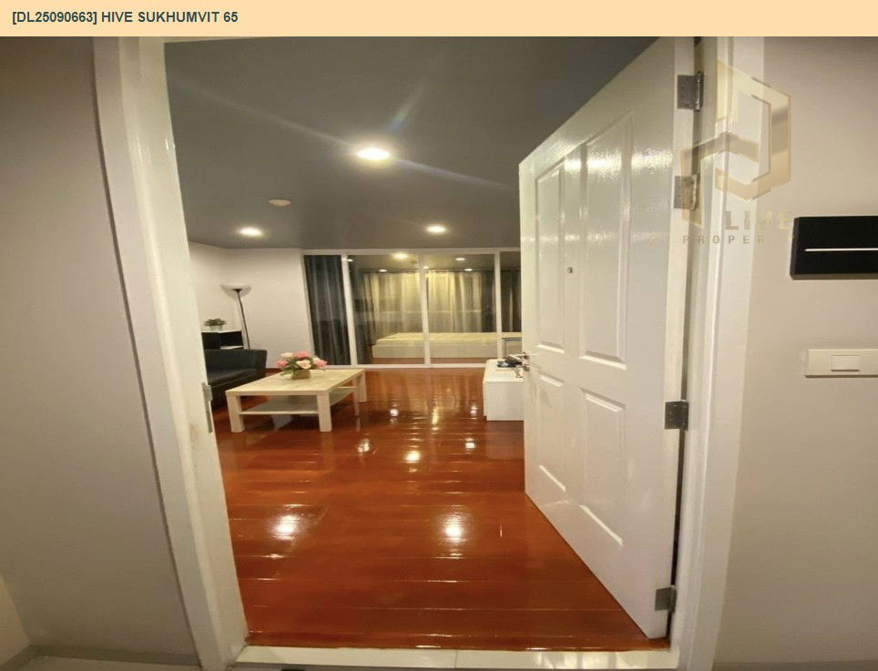 picture DL25090663 Condo for rent, Hive Sukhumvit 65 near BTS Ekkamai, ready to move in, call urgently 0638692663 LineID @655ebbvc - 7/12