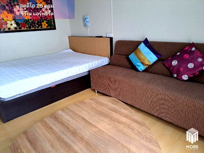 ขายคอนโด : ขาย ซีรีโน่ แอร์พอร์ต ห้องสตูดิโอ 26 ตร.ม. ชั้น 6 ใกล้ สนามบินเชียงใหม่  (ID:1200CS)